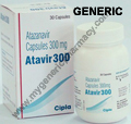 Generic Reyataz (tm) Atazanavir 300mg+100mg